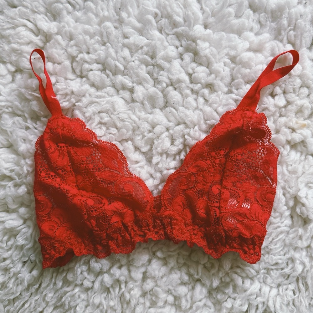 HAH Red Lace Bralette
